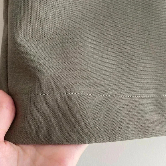 H&M Olive Green A-Line Skirt with Gold Buttons, Skirt for Work, Size 10 - Picture 4 of 16